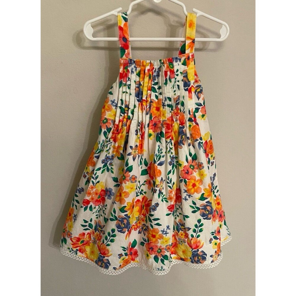 Shabby Chic Little Girl Toddler Flower Dress, Size 4T